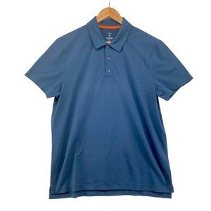 Bluffworks Men's Navy Blue Classic Fit Polo Piton Size Large NWOT